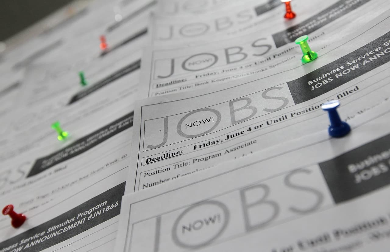 ADP says businesses add the fewer new jobs in six months