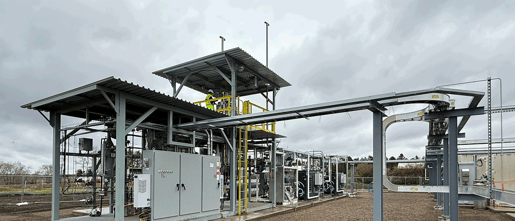 Producing ammonia and fertiliser using wind power in Morris, Minnesota