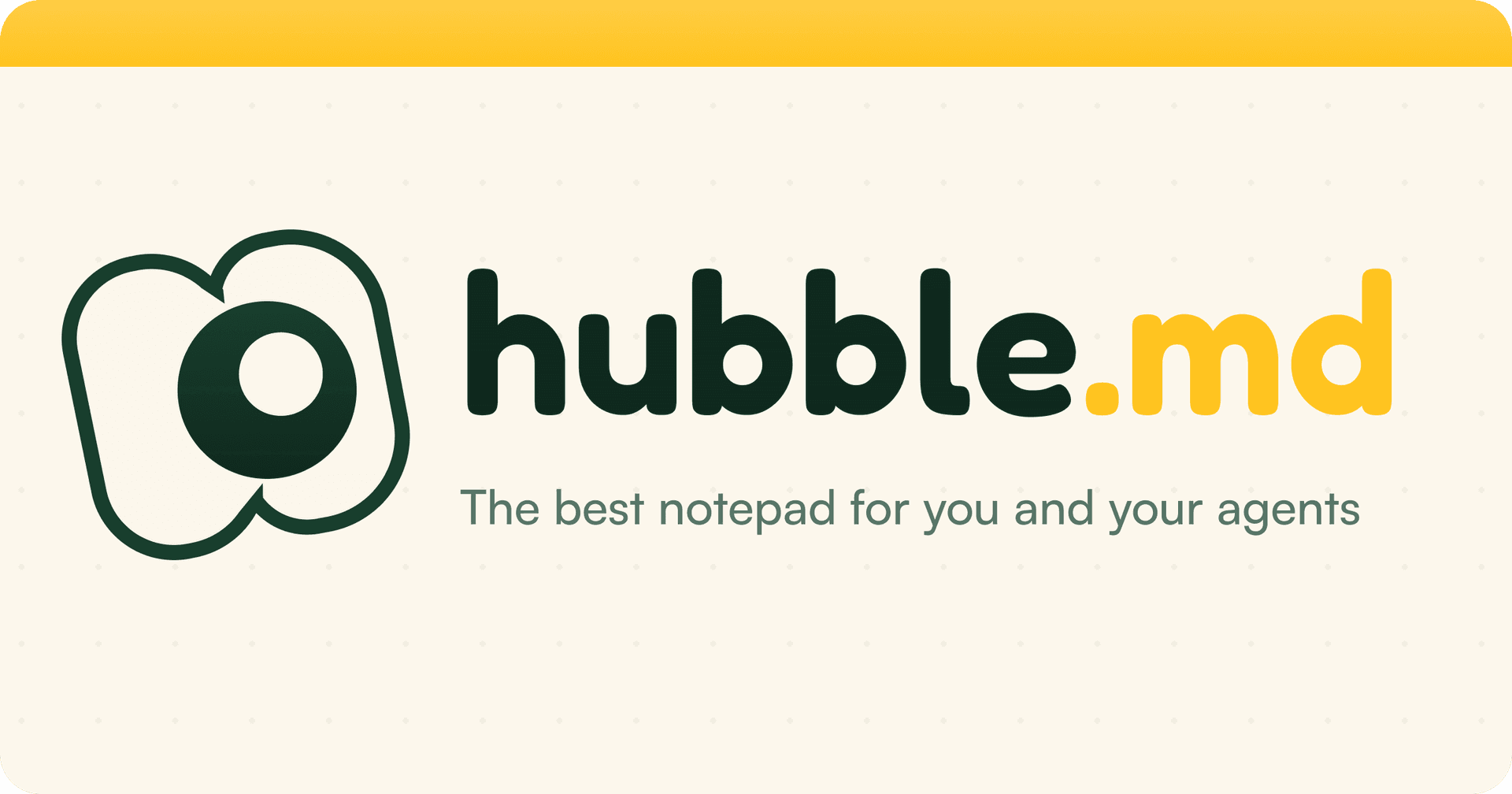 Hubbele: Open-source notetaking app for you and your agents