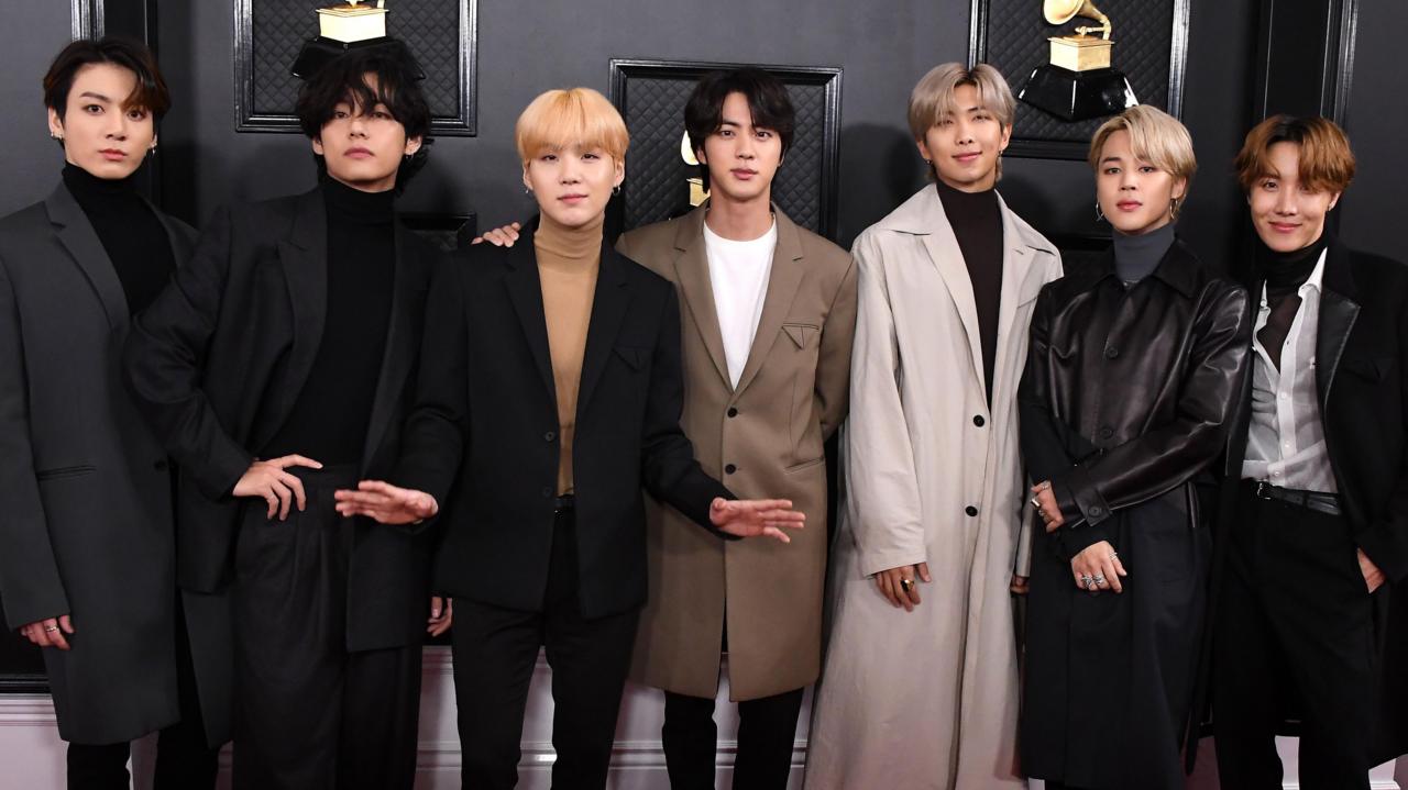 BTS say they won't submit music to the Grammy Awards